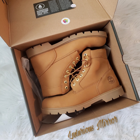 Timberland Men's Classic 6" Waterproof Wheat Boots - Picture 5 of 6